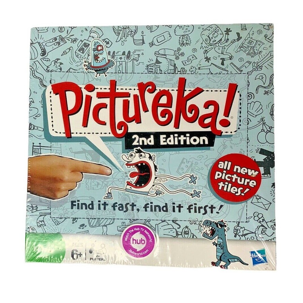NEW Pictureka! Family Board Game Factory Sealed Hasbro 2nd Edition